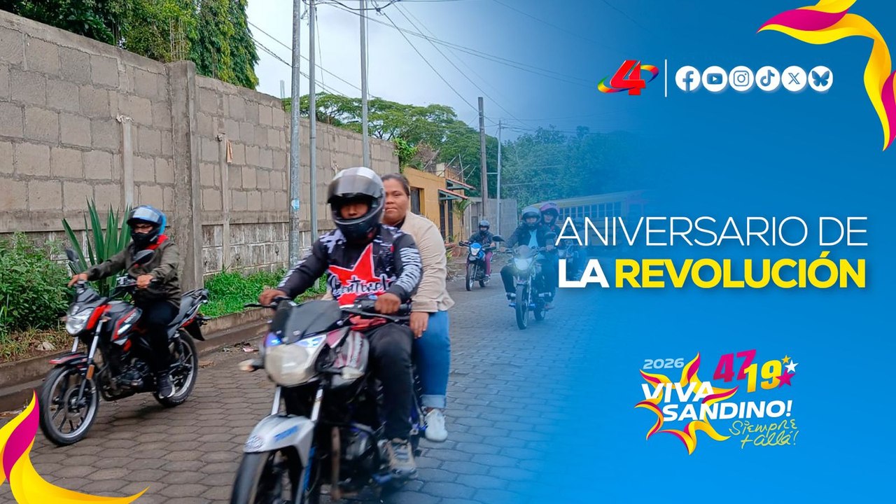 🇳🇮 47/19 en Carazo: celebran el aniversario de la Revolución con alegres dianas