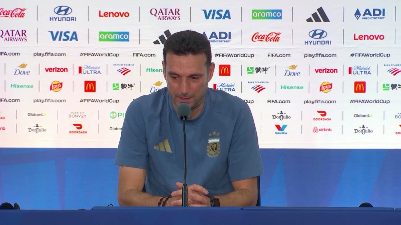 El momentazo de Scaloni