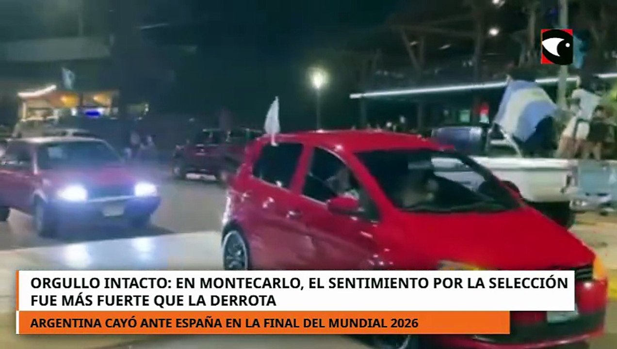 En Montecarlo, el sentimiento por la Selección fue más fuerte que la derrota