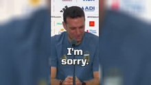 Scaloni can't hold back the tears