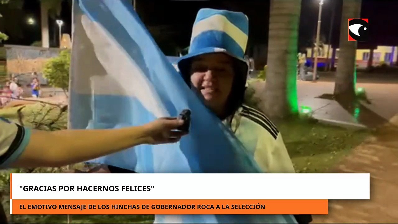 El emotivo mensaje de los hinchas de Gobernador Roca a la Selección tras la caída ante España