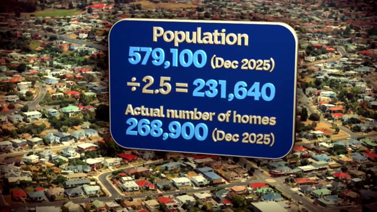 Despite barely any population growth, Tasmania doesn’t have enough houses