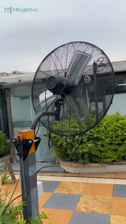 Mingletec BLDC fully sealed motor water proof industrial wall fan