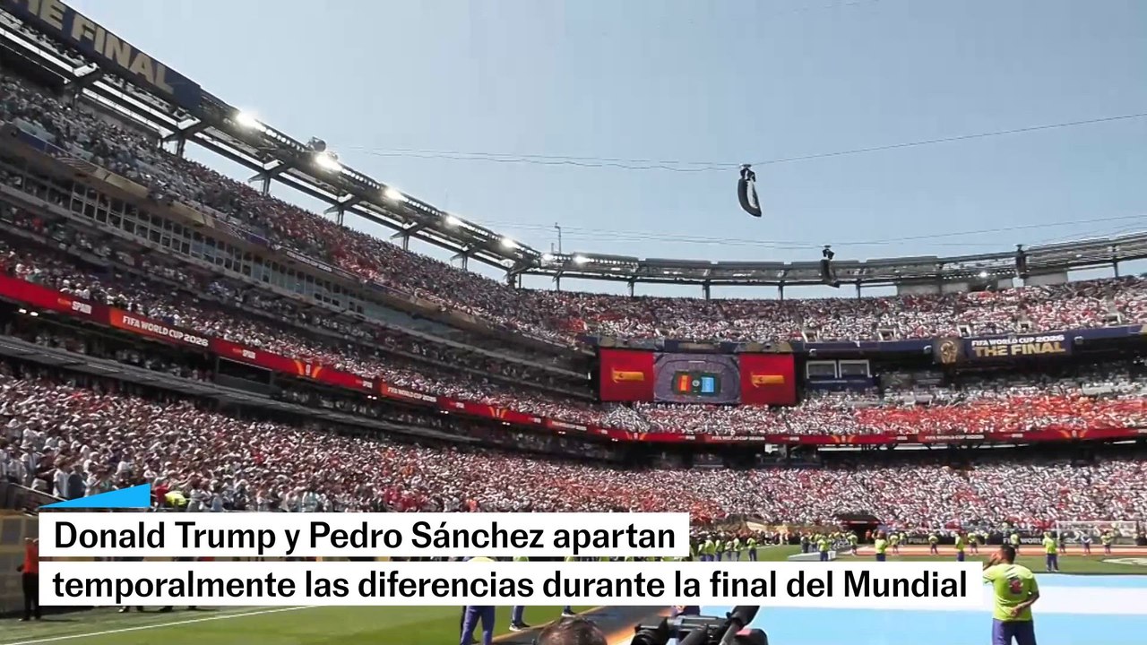 Trump y Sánchez aparcan temporalmente las diferencias durante la final del Mundial