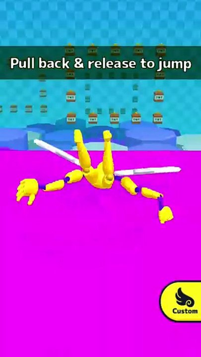 Rubber Jumping : Slingshot Doll Gameplay |Level 17| #gaming #trending #asmr #rubberjumpingslingshotdollgameplay