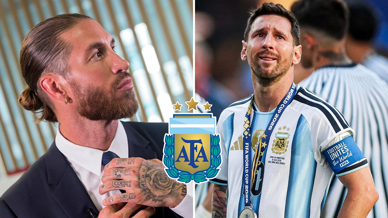 Sergio Ramos consuela a Lionel Messi tras perder la final del Mundial 2026