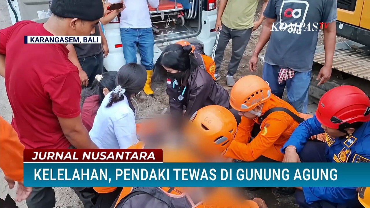 Tim SAR Evakuasi Pendaki di Gunung Agung, Tiba di Puskesmas Korban Meninggal | JURNAL NUSANTARA