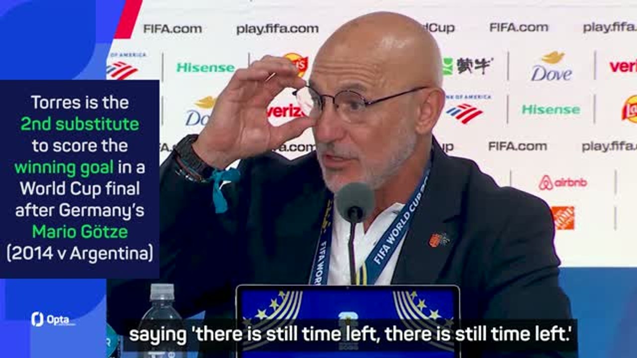 De la Fuente likens Torres goal to Iniesta heroics as Spain win World Cup