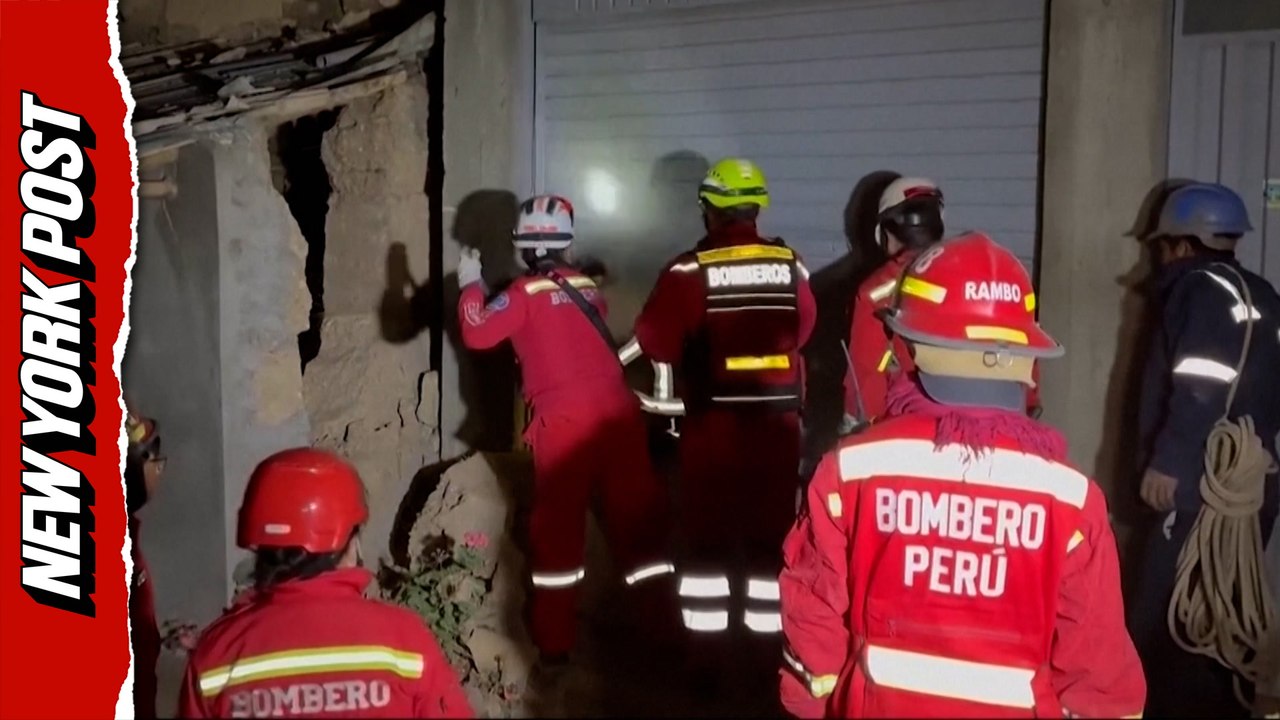 Rescuers race to save person trapped after Peru earthquake