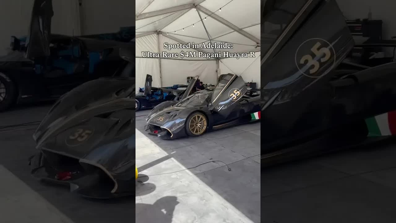 Spotted: Ultra-Rare Pagani Huayra R🇦🇺