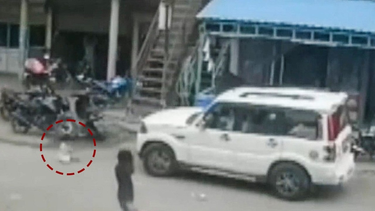 Video: 4-year-old girl run over by SUV in Bhopal as sister watches in horror