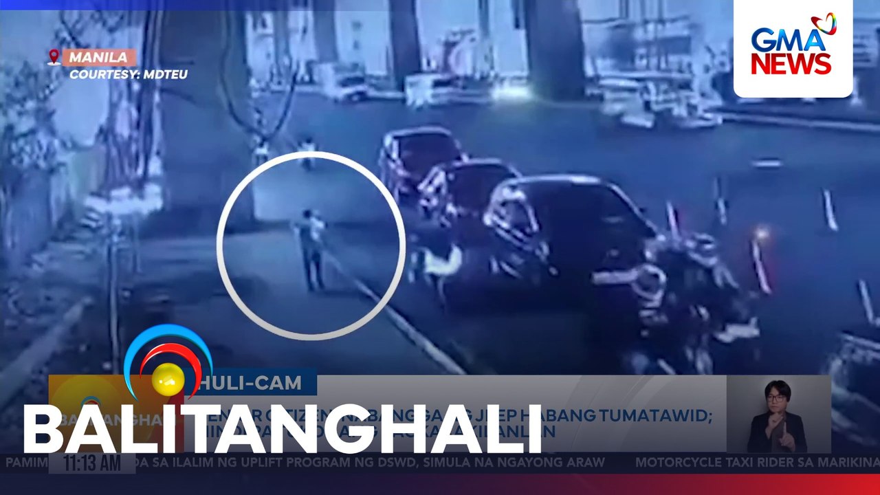 Senior citizen, nabangga ng jeep habang tumatawid; hindi pa tukoy ang pagkakakilanlan | Balitanghali