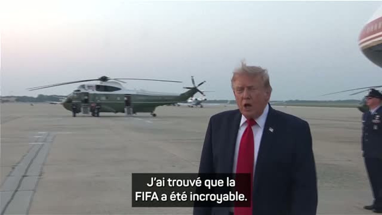CdM 2026 - Trump se targue d’avoir accueilli "l'un des plus grands événements jamais organisés”