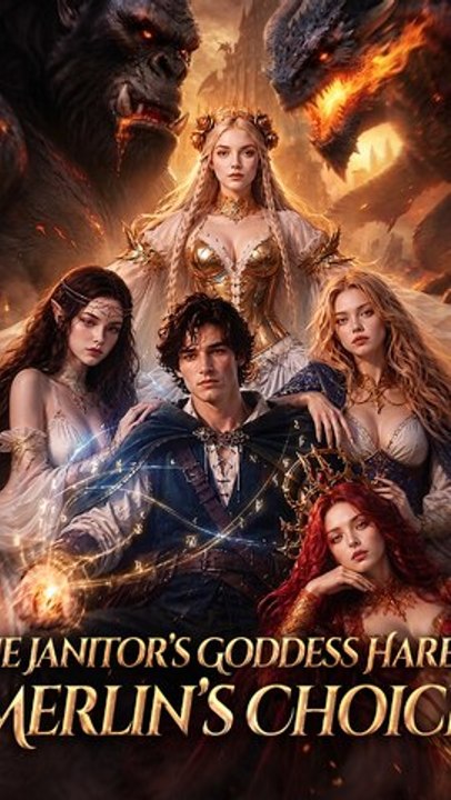 The Janitor's Goddess Harem: Merlin's Choice - Full Episode (ENGSUB) | Fantasy Short Drama #AFT
