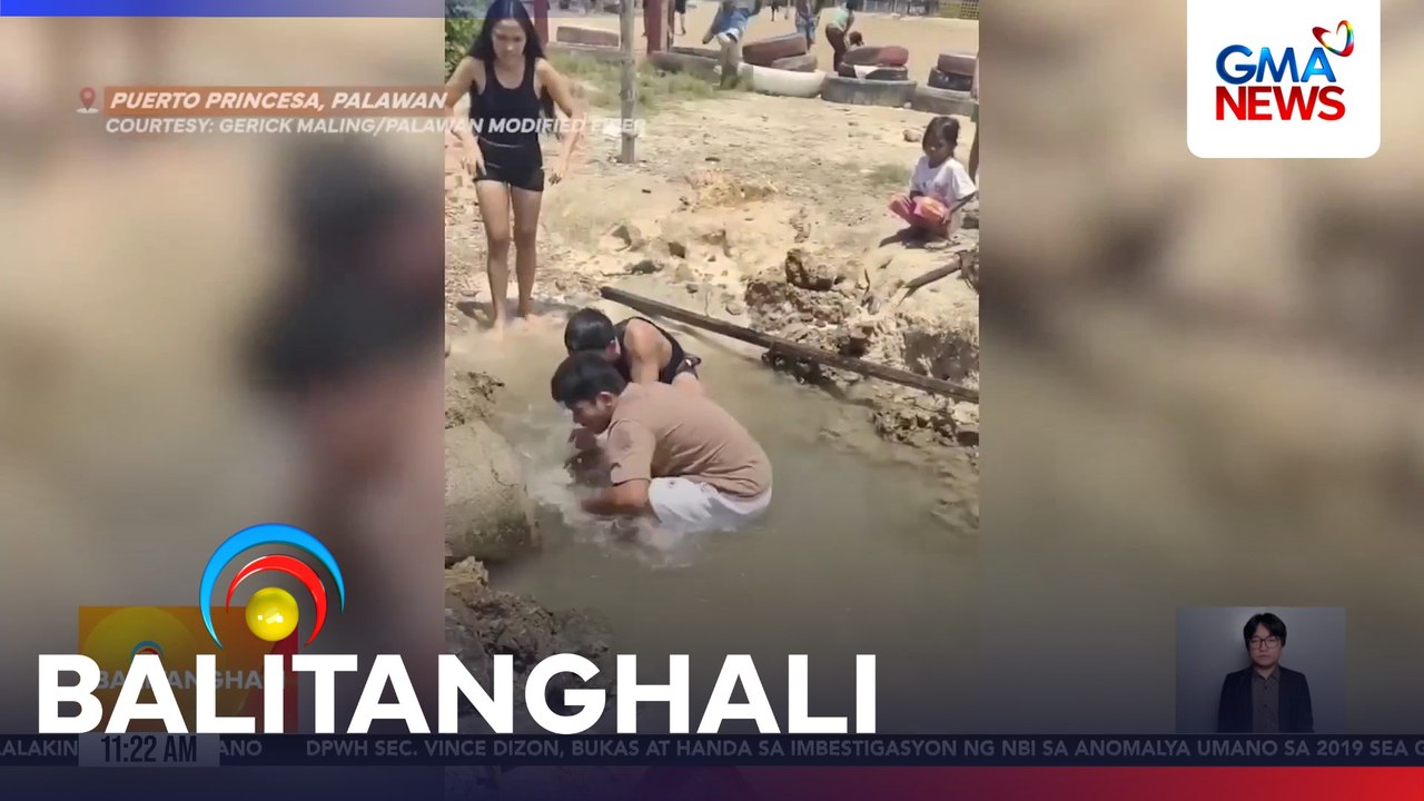 11-anyos na lalaking na-trap sa culvert sa Brgy. San Manuel, nailigtas | Balitanghali