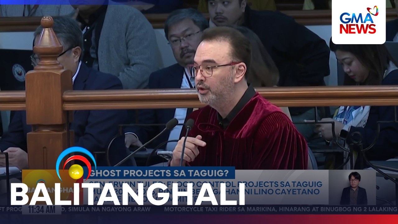 Sen. Erwin Tulfo - Flood control projects sa Taguig mula 2022-2025, pinaiimbestigahan ni Lino Cayetano sa Blue Ribbon Committee | Balitanghali