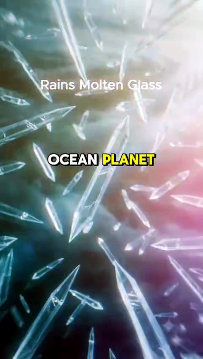 The Planet Where It Rains GLASS... Sideways 💀#space #facts #nasa