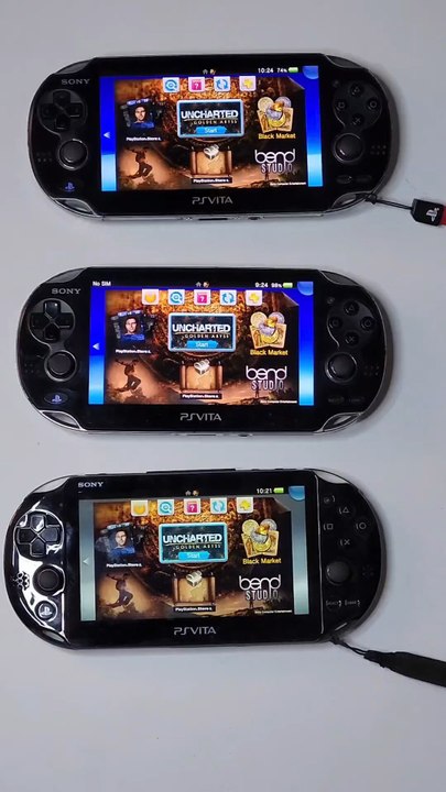 Uncharted Golden Abyss PS Vita 1004 vs PS Vita 1104 vs PS Vita 2016 | Speed Test #psvita #shorts