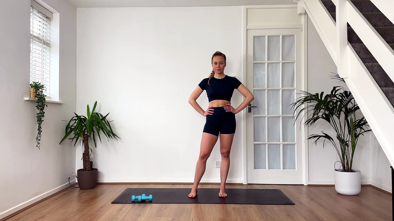 Feel Good Standing Workout (with light weights or water bottles)_