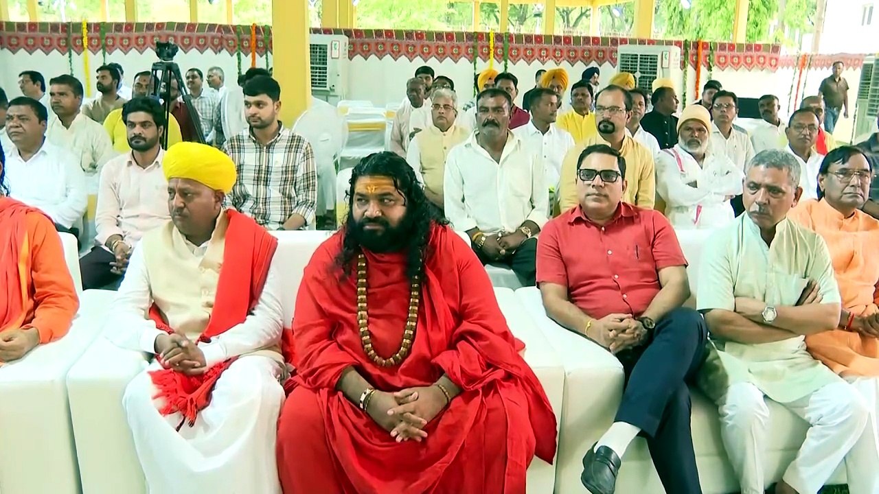 #GANDHINAGAR SATGURU RAVIDASJI MAHARAJ PUSTAK VIMOCHAN PROGRAM BY #GUJARAT CM