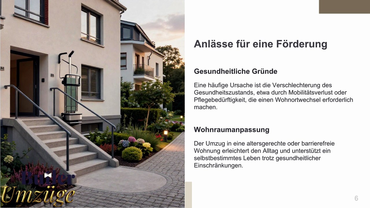Umzugsförderung und wohnumfeldverbessernde Maßnahmen bei der Krankenkasse🚑Butler Umzüge GmbH📞Angebote für Umzug➡️Günstig