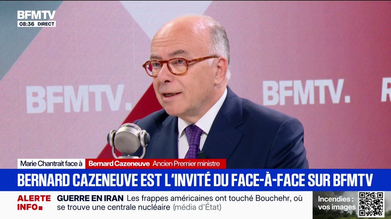 Frappes américaines sur l'Iran: "Je pense que Donald Trump a fait une faute considérable", déclare Bernard Cazeneuve, ancien Premier ministre