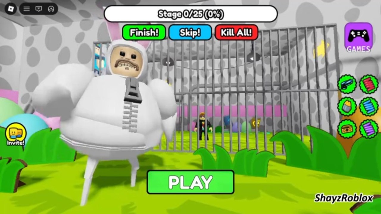 🥚EASTER BARRY'S PRISON RUN! (FIRST PERSON OBBY!) Roblox Gameplay 4K