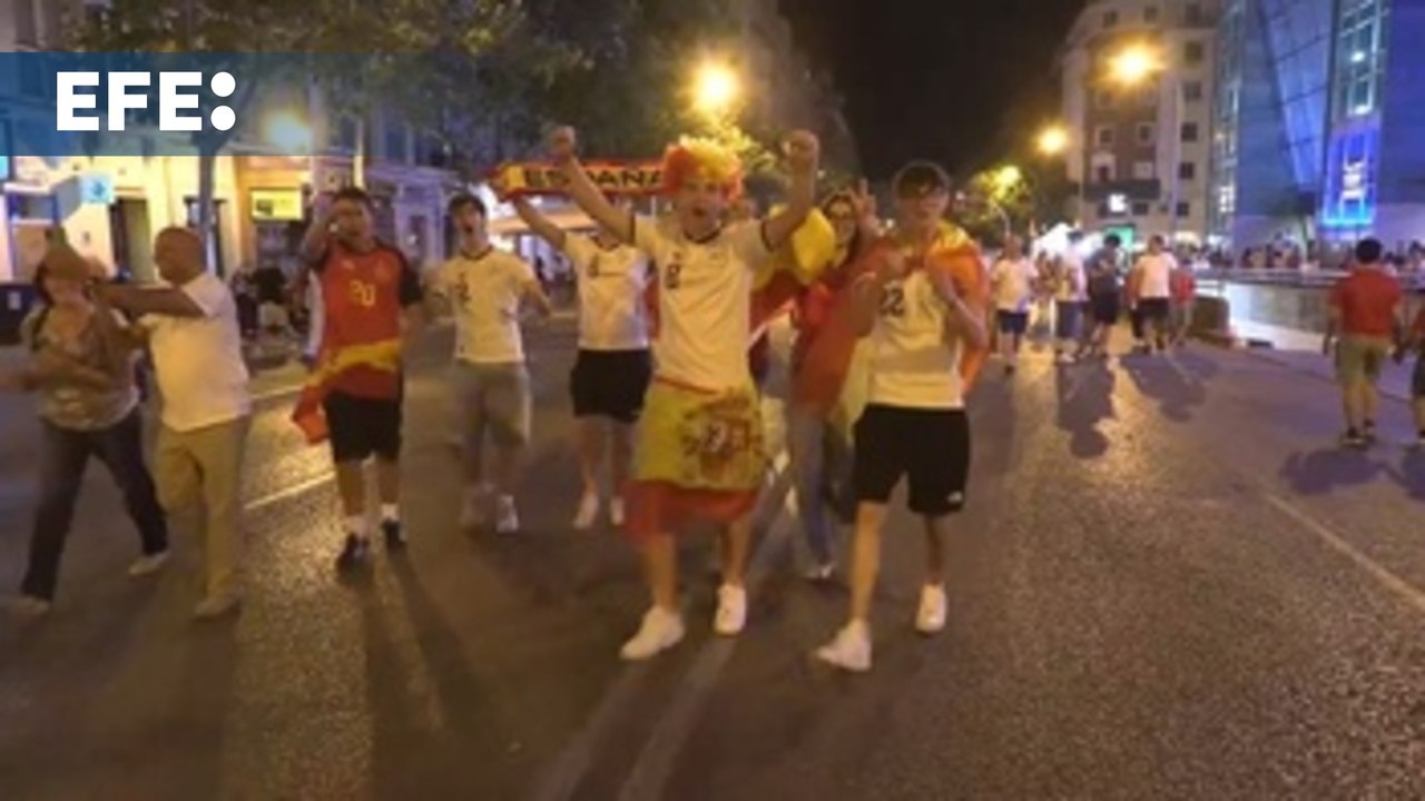 Madrid celebra el triunfo de España en la final del Mundial