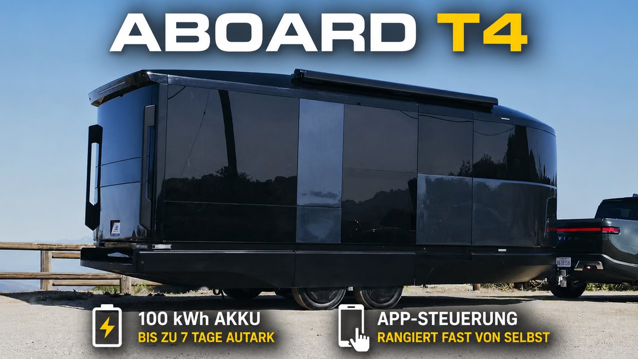 Aboard T4: Elektro-Caravan mit eigenem Antrieb im Check