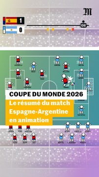 Le résumé en animation d'Espagne-Argentine