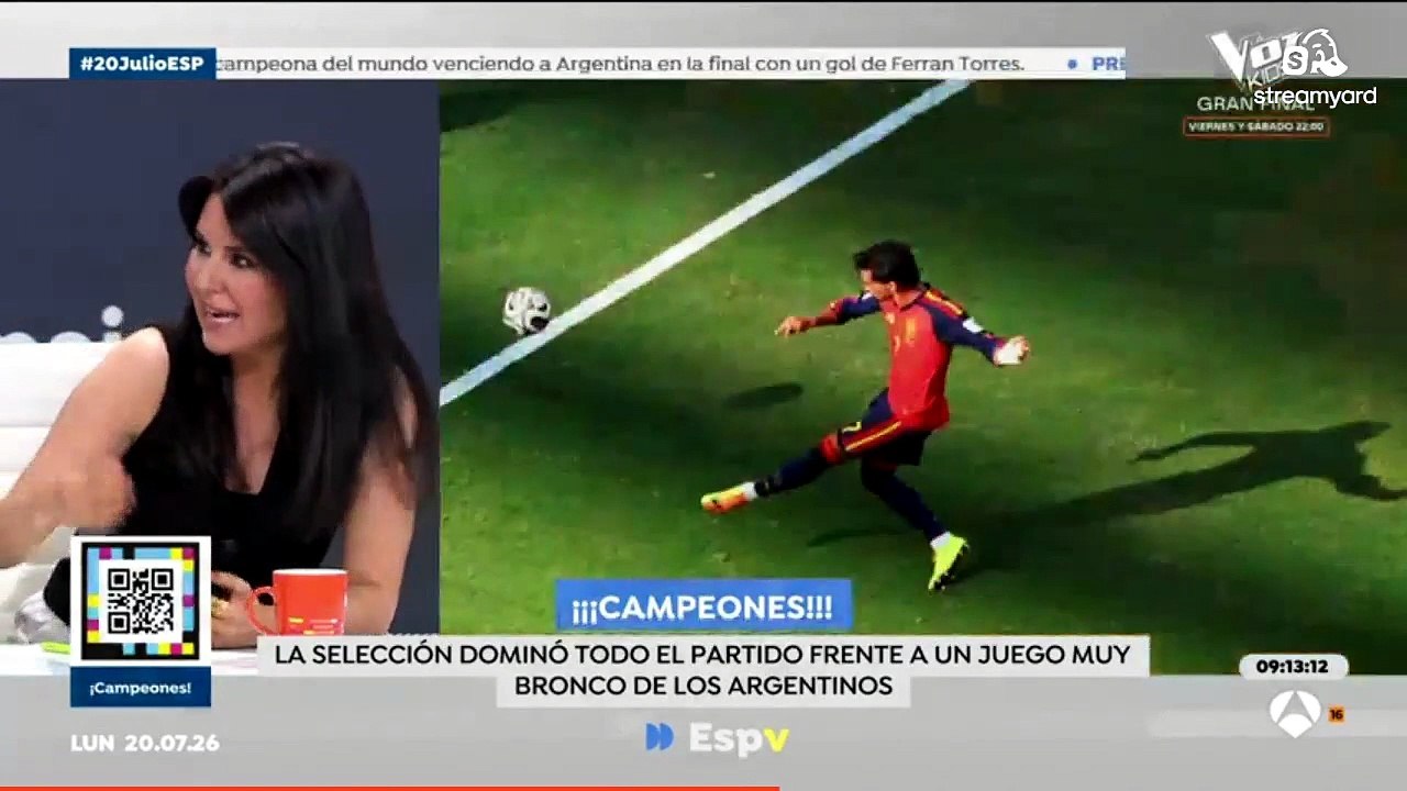 Pilar Losantos mete una soba tremenda a Messi y a la selección Argentina por su lamentable comportamiento