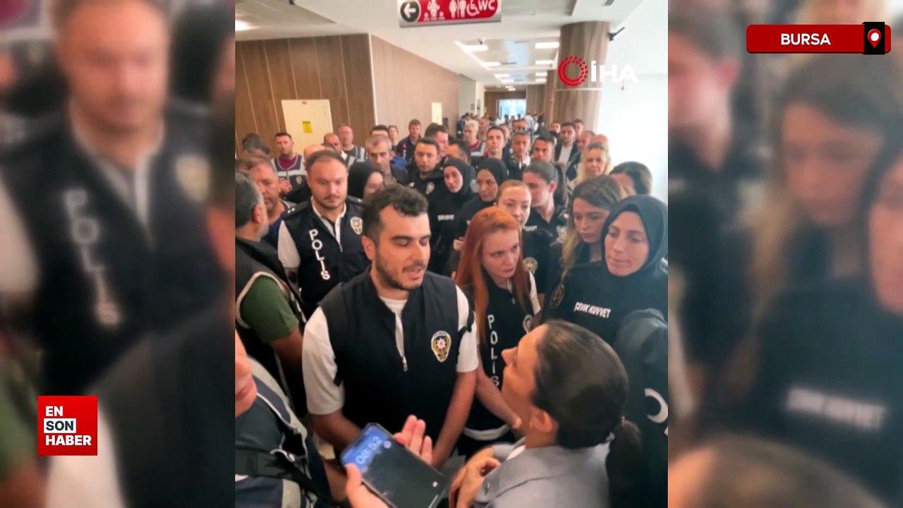 Bozbey davasında CHP'li vekil Kayışoğlu ile polis arasında gerginlik