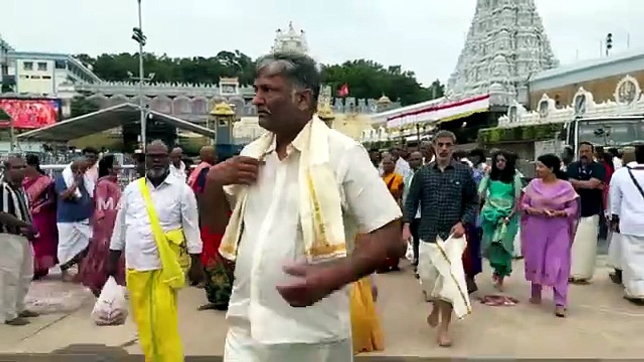Producer Naveen Yerneni Visits Tirumala