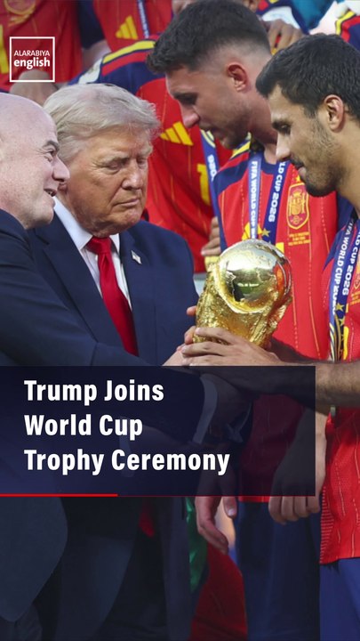 Trump Joins World Cup Trophy Ceremony