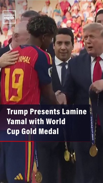 Trump Presents Lamine Yamal with World Cup Gold Medal