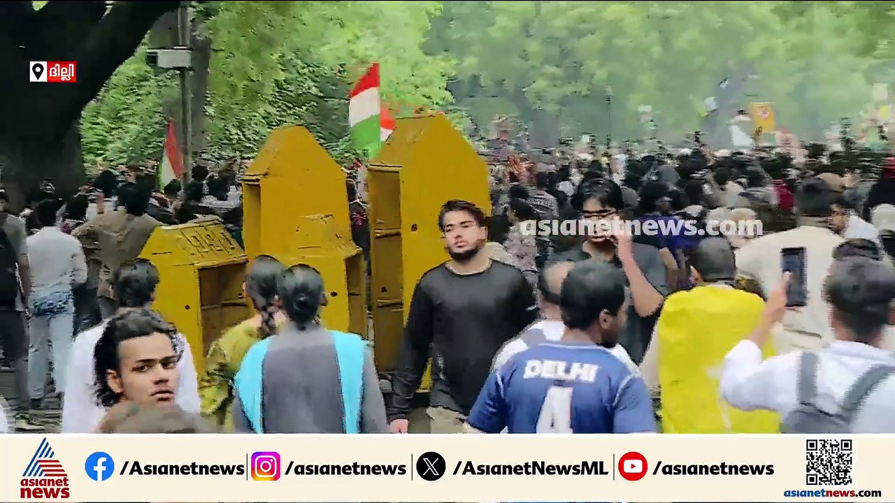 ജന്തര്‍ മന്ദിറില്‍ സമരം ചെയ്യുന്ന സിജെപി പ്രവര്‍ത്തകര്‍ക്ക് നേരെ വീണ്ടും പൊലീസ് ലാത്തിച്ചാര്‍ജ്