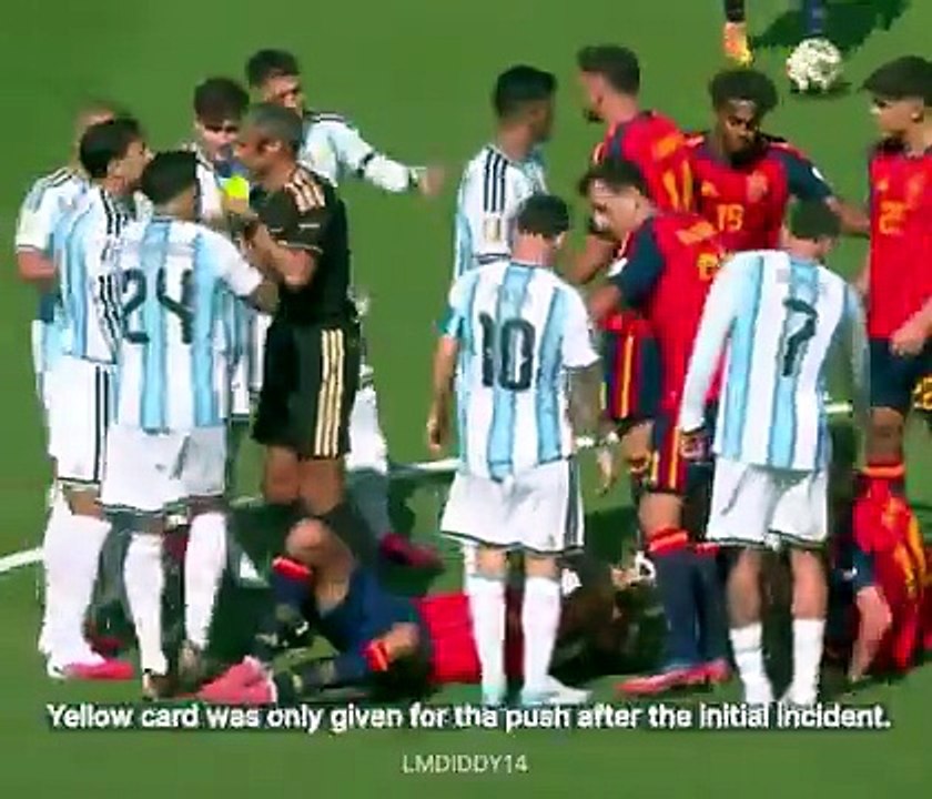 MUNDIAL 2026 FINAL ESPANA - ARGENTINA: todas las acciones sucias de los argentinos en la final