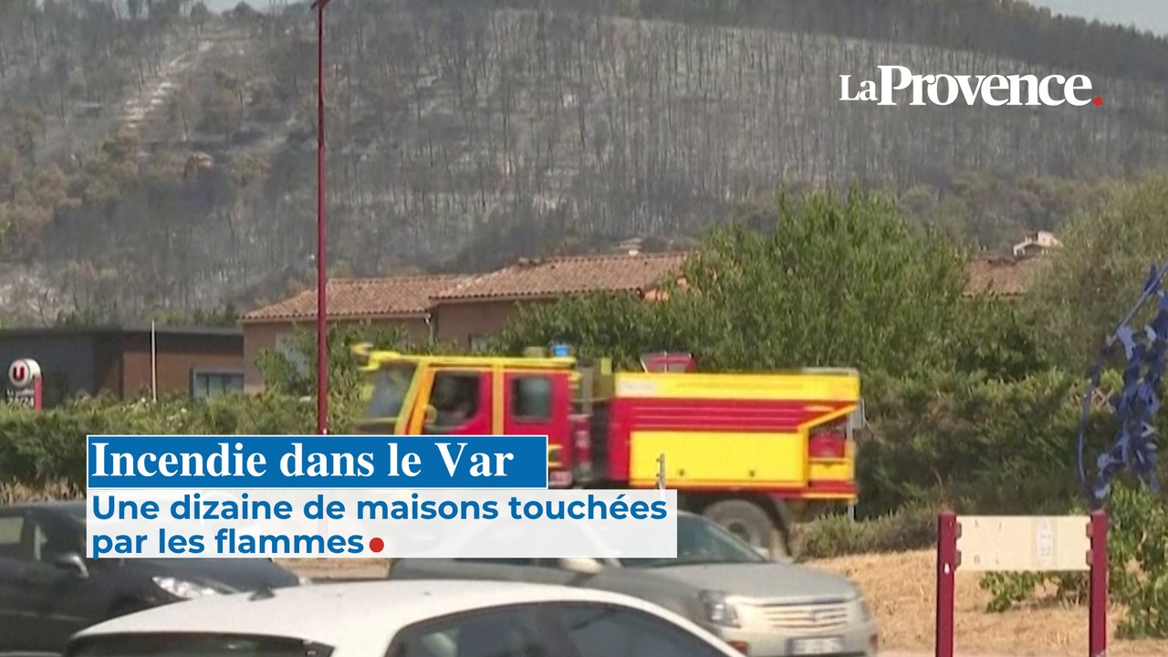 Le feu dans le Var n'est toujours pas fixé, 365 pompiers continuent à lutter contre les flammes