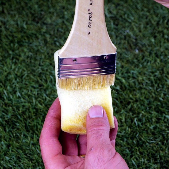 Smooth finish sponge painting hack🖌️✨