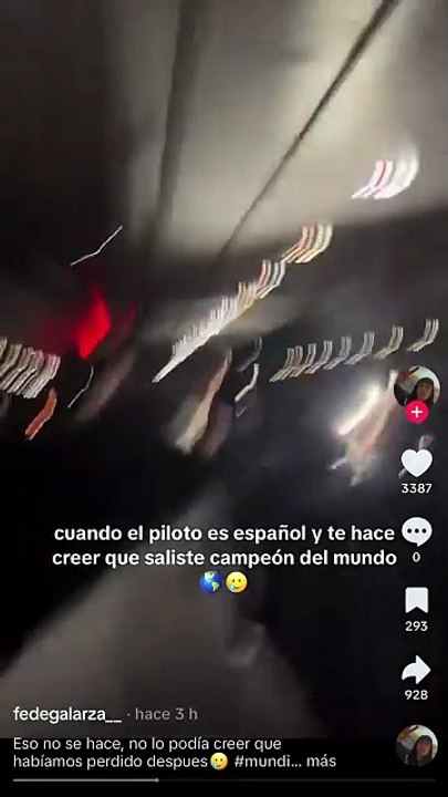 El trolleo de un piloto español a los pasajeros argentinos