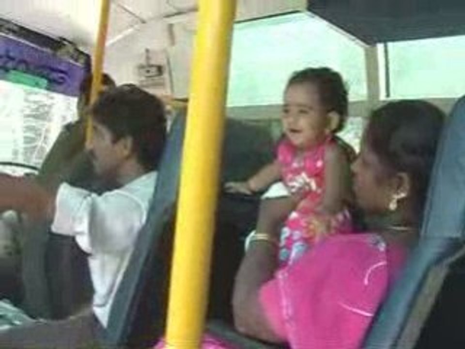 En bus... en inde