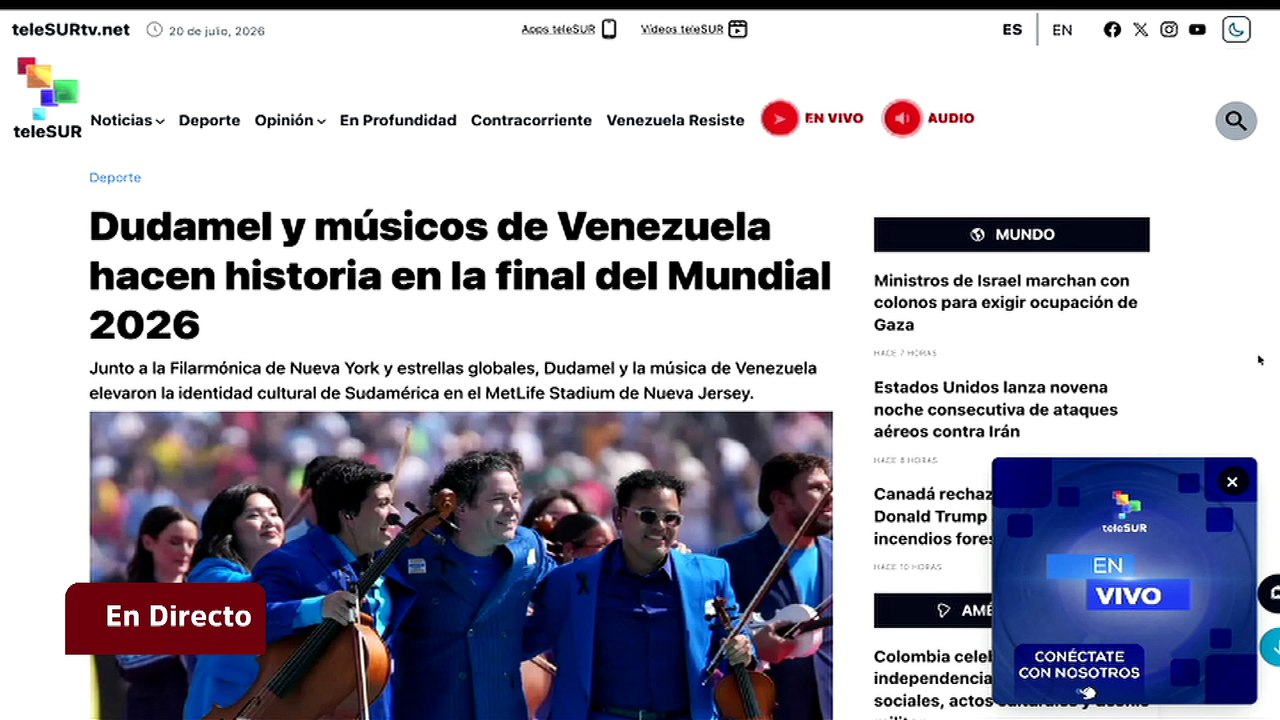 Gustavo Dudamel y músicos venezolanos brillan en el medio tiempo de la final del Mundial 2026