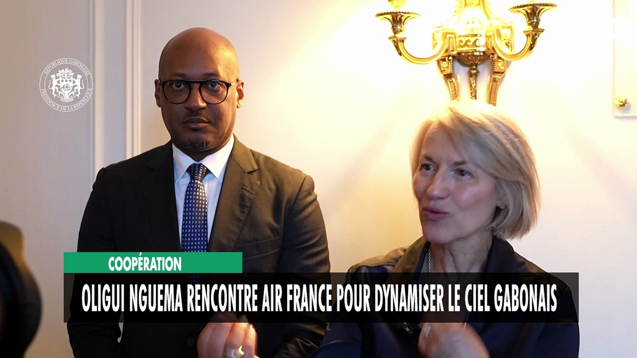 [#Reportage] Coopération : Oligui Nguema rencontre Air France pour dynamiser le ciel gabonais