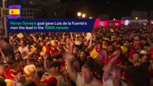 Spain fans erupt as La Roja win the World Cup