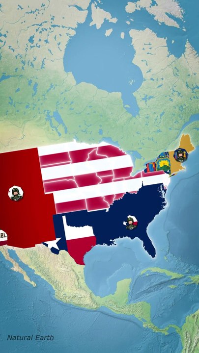 What If United States Split Into 50 Countries?