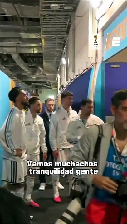 La llamativa arenga de Lionel Messi antes de la final contra España que causó revuelo
