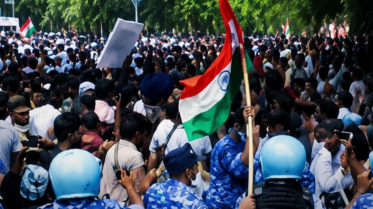 CJP Protest: संसद मार्च से पहले जंतर मंतर पर बवाल, पुलिस ने किया लाठीचार्ज