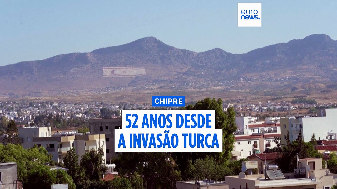 Chipre pede fim da ocupação turca, libertação e reunificação da ilha, 52 anos depois da invasão