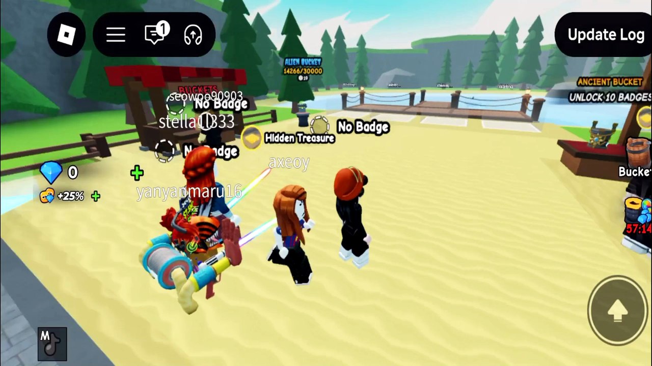 Time to empty l Drain the Lake l Roblox