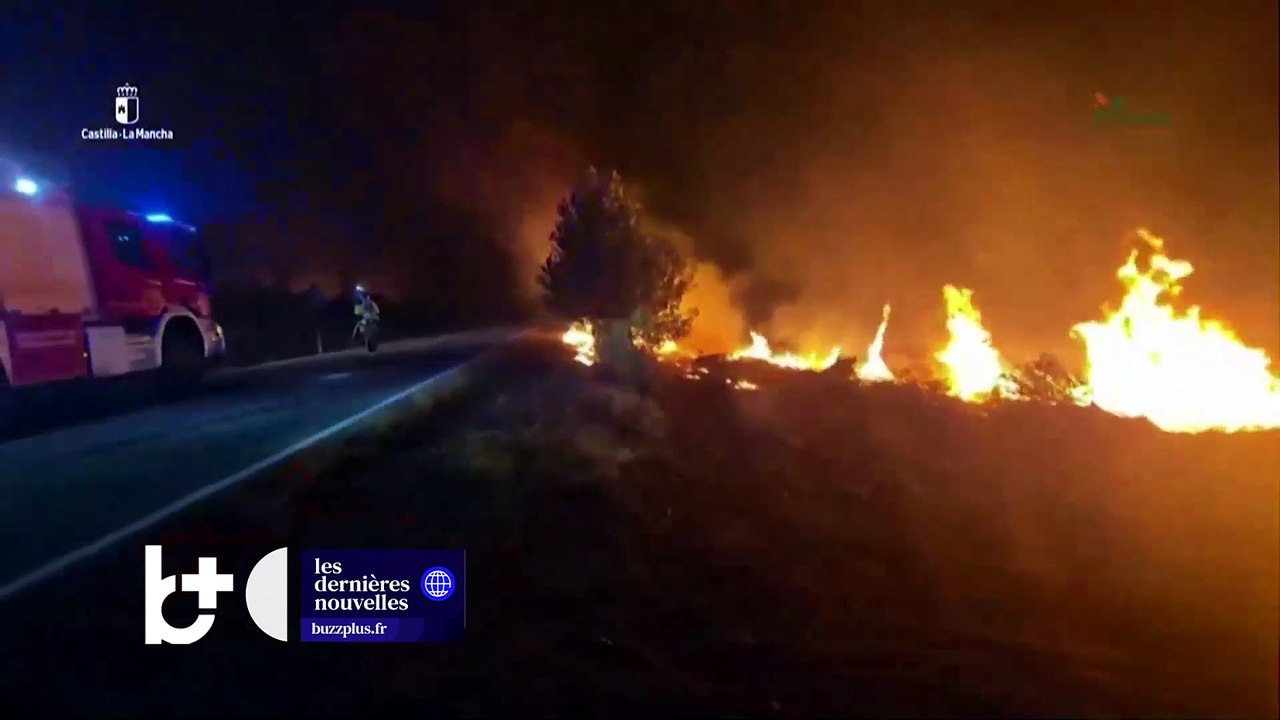 Les incendies frappent l'Espagne, 13 000 hectares brûlés, des habitants évacués.